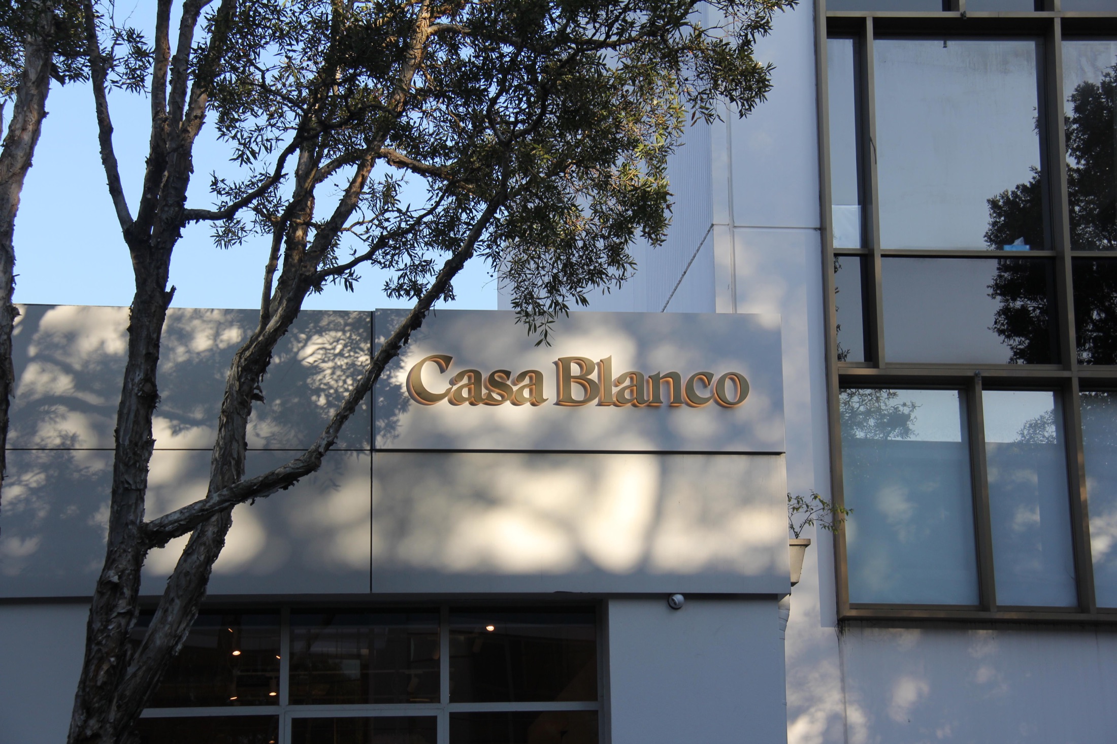 The Casa Blanco shopfront