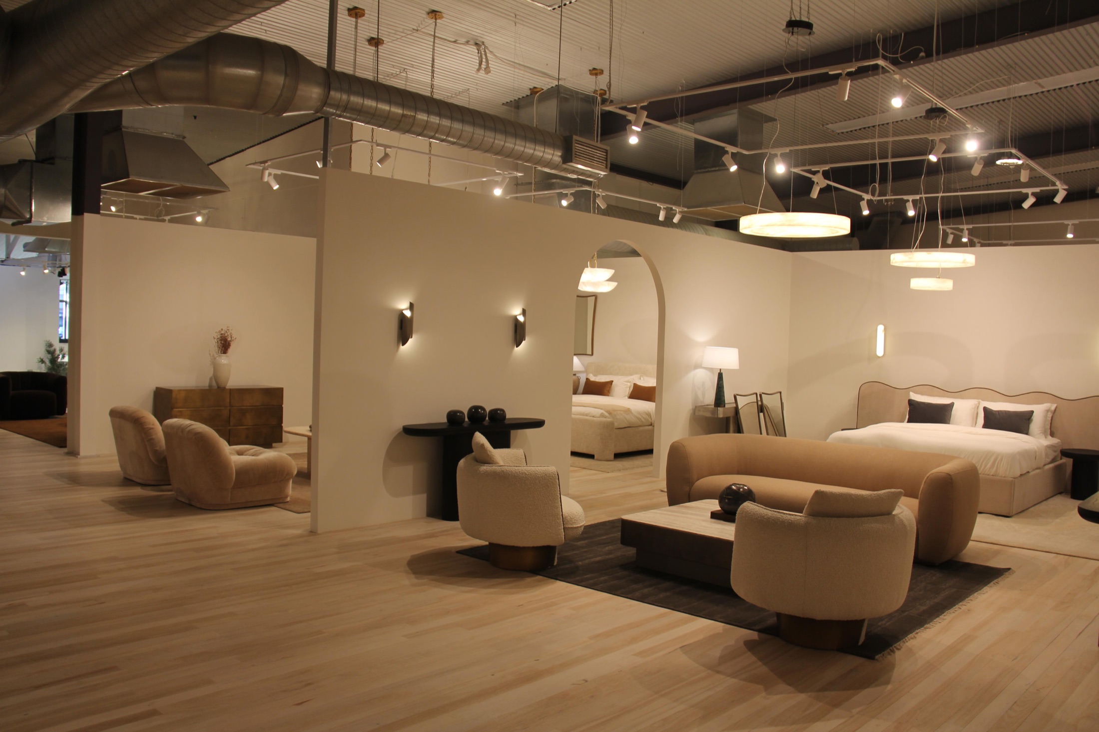 The main showroom floor